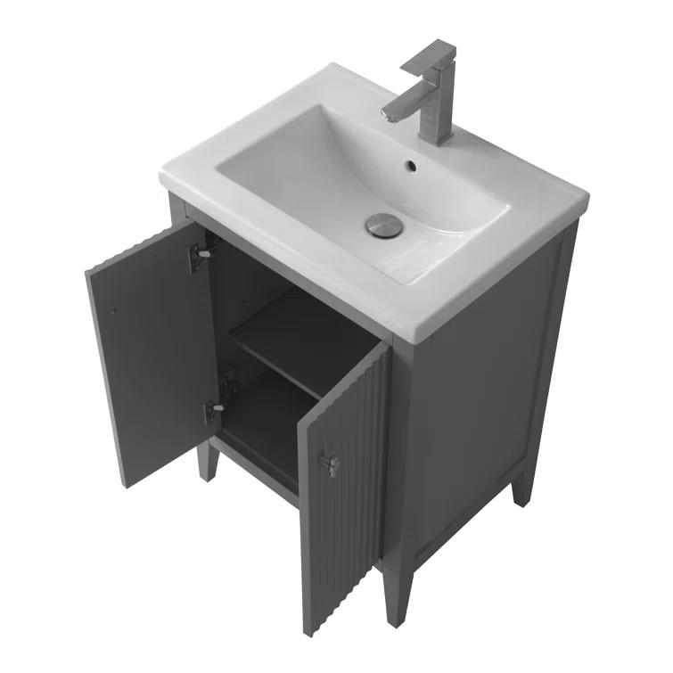 24" Single Bathroom Vanity Set