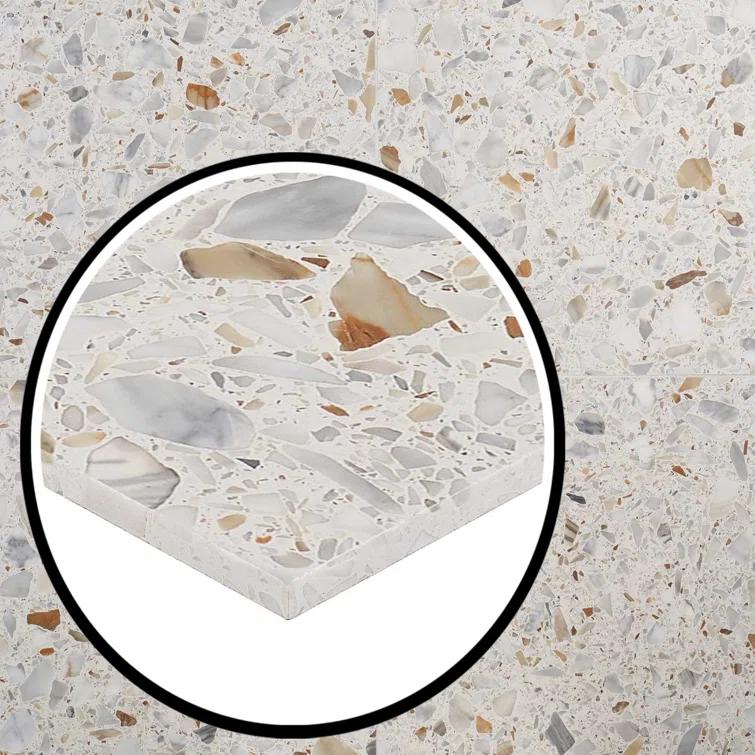 Brezza Terrazzo 23.62 in. x 23.62 in. Honed Terrazzo Floor and Wall Tile (3.87 Sq. Ft. / Each)