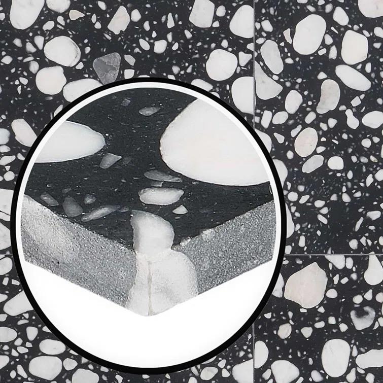 Brezza Terrazzo 23.62 in. x 23.62 in. Honed Terrazzo Floor and Wall Tile (3.87 Sq. Ft. / Each)