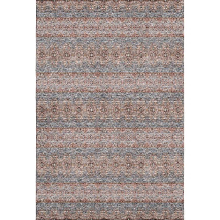 Premium Machine Washable Cerrito Paprika Rug