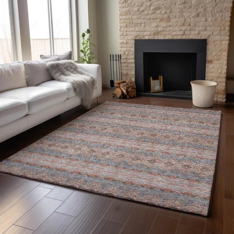 Premium Machine Washable Cerrito Paprika Rug