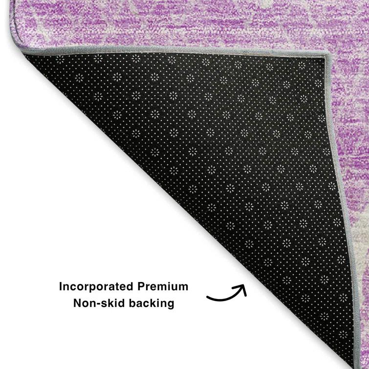 Premium Machine Washable Cerrito Lilac Rug