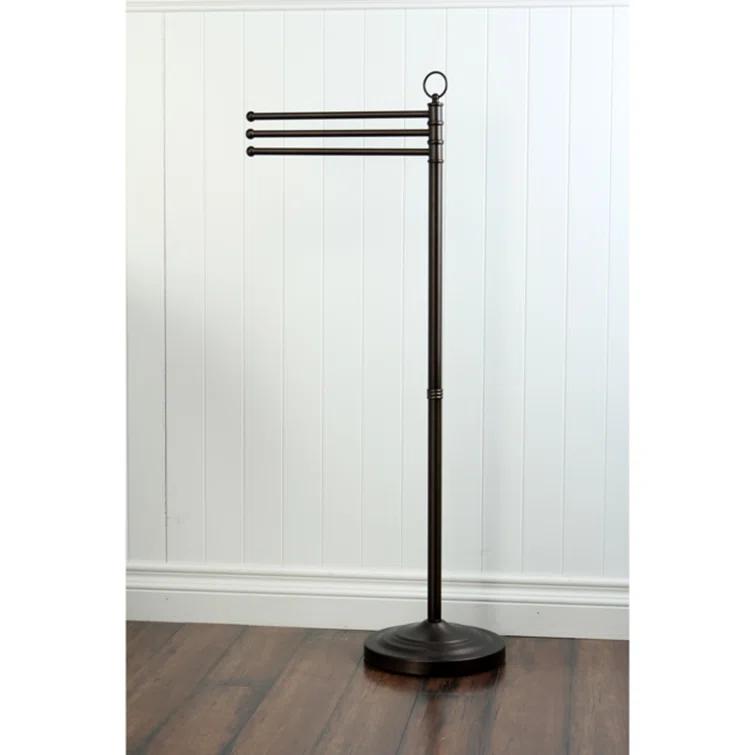 Kingston Brass CC2025 Kingston Brass Vintage Freestanding Triple Towel Rack