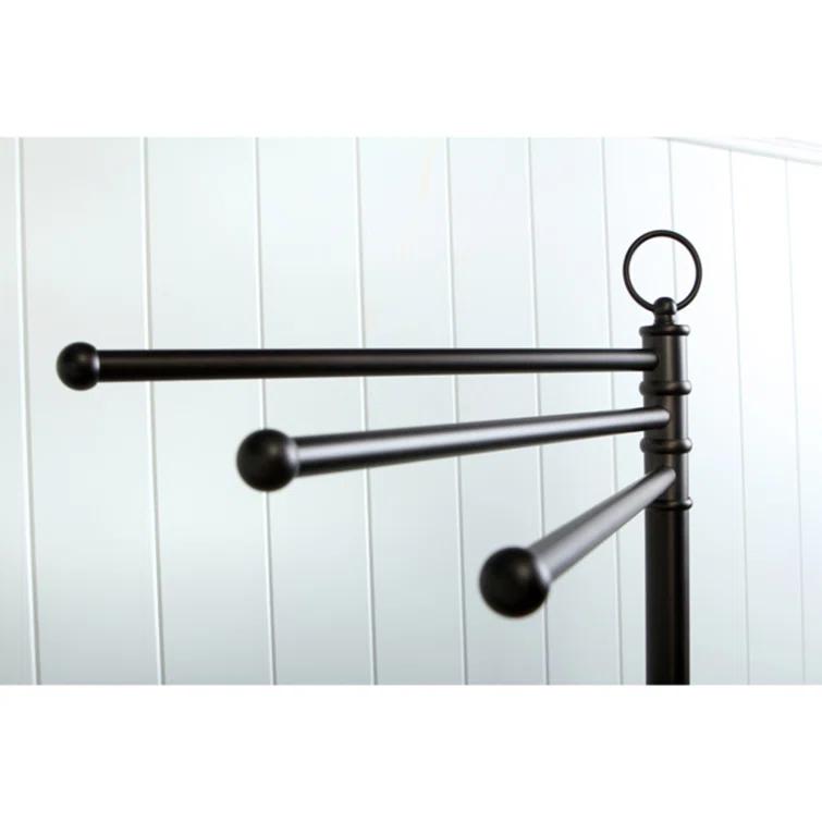 Kingston Brass CC2025 Kingston Brass Vintage Freestanding Triple Towel Rack
