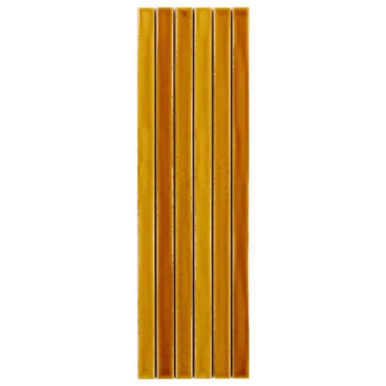 Vivanta 5.27 In. X 17.71 In. Glossy Ceramic Mosaic Elongated Subway Wall Tile (8 Sheets / Box)