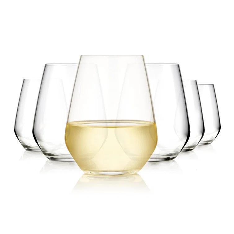 Signature-Greenwich Stemless Wine Glasses (Set of 6)