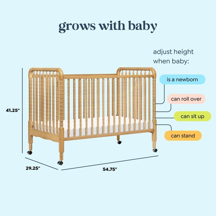 Jenny Lind 3-in-1 Convertible Crib