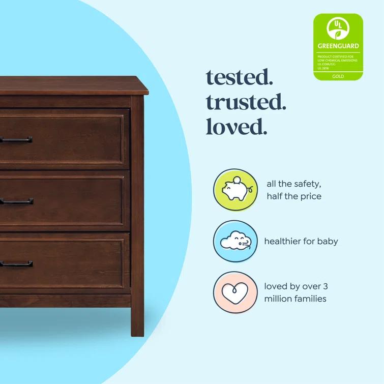 daVinci Charlie 3 Drawer Dresser