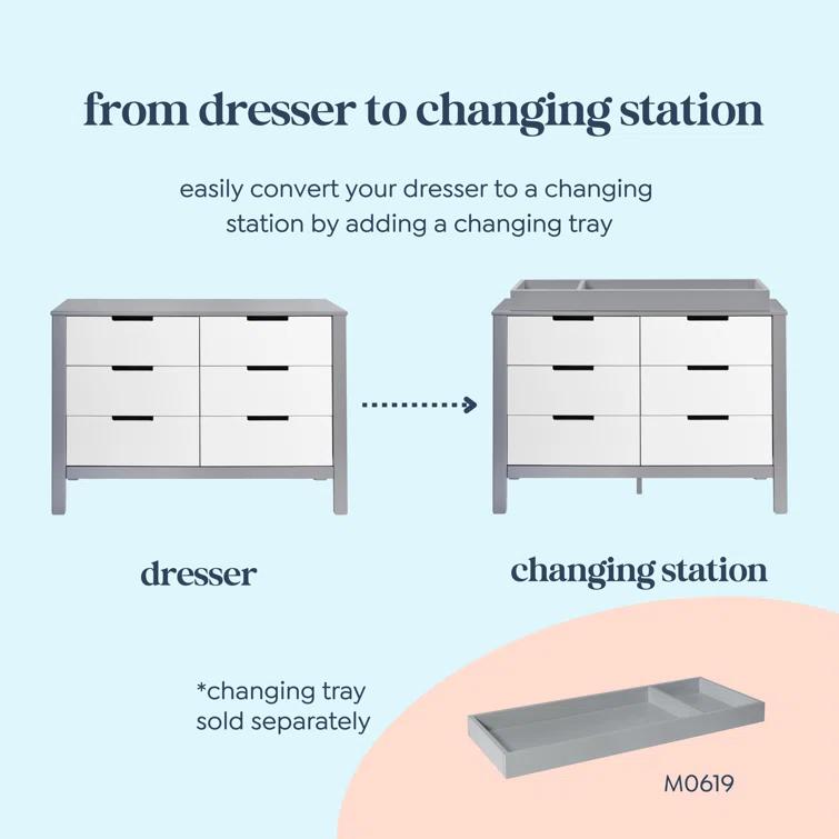Colby 6-Drawer Dpuble Dresser