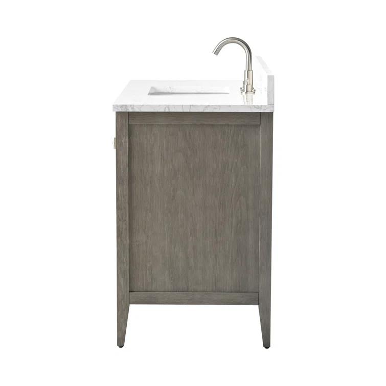 48'' Single Bathroom Vanity with Engineered Marble Top