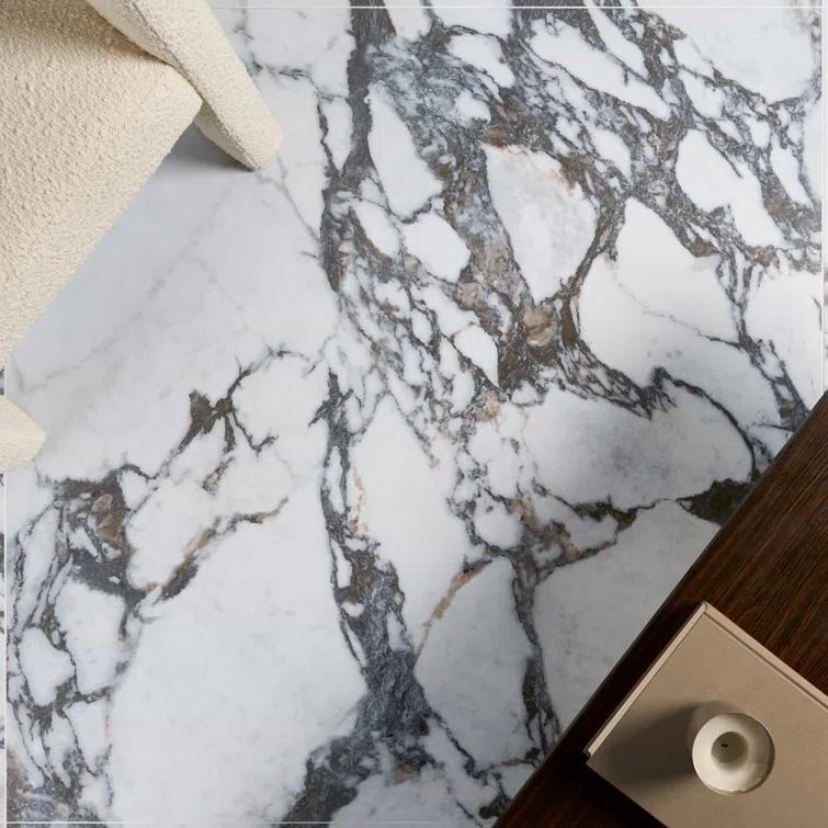 Bond Tile Signature 47.24 In. X 47.24 In. Marble Look Satin Porcelain Floor And Wall Tile (30.98 Sq. Ft. / Case)