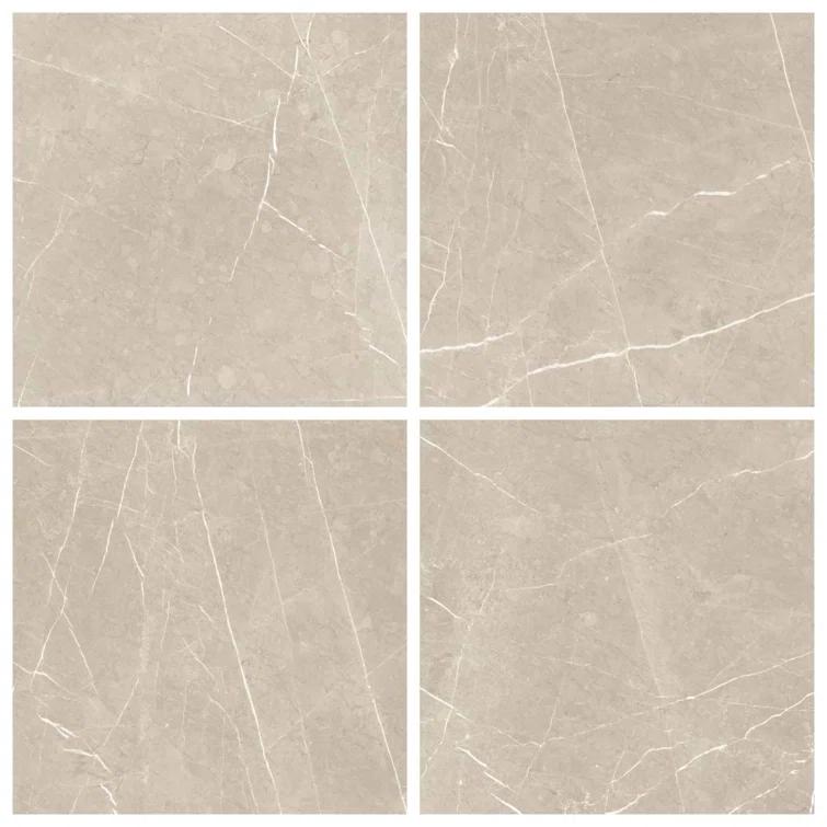 Signature 47.24 In. X 47.24 In. Marble Look Satin Porcelain Floor And Wall Tile (30.98 Sq. Ft. / Case)