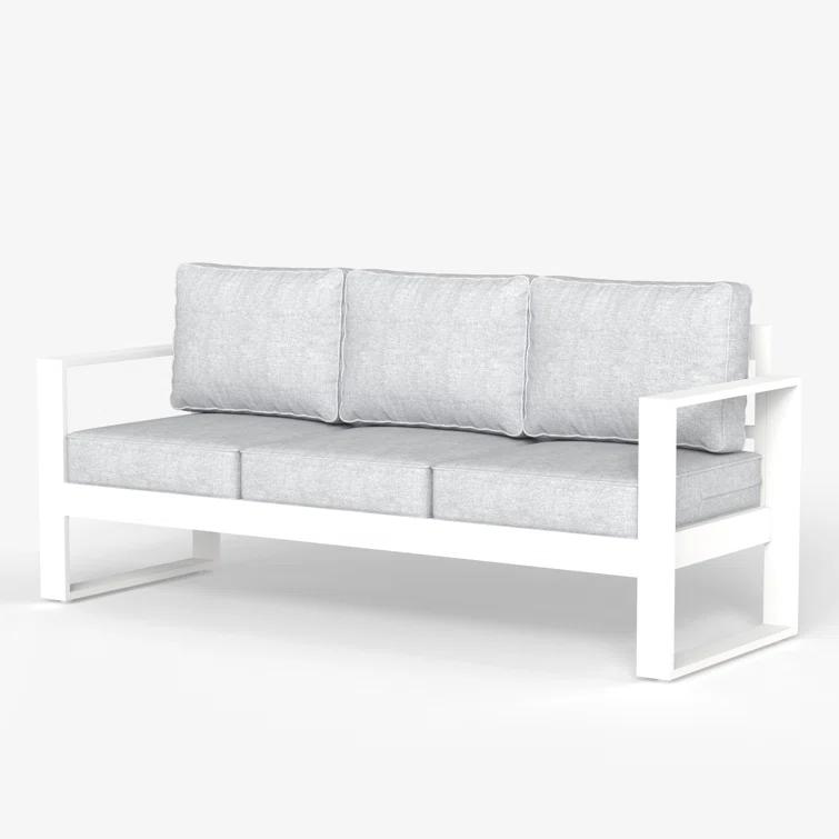 Standalone Product 73'' Metal Outdoor Patio Sofa