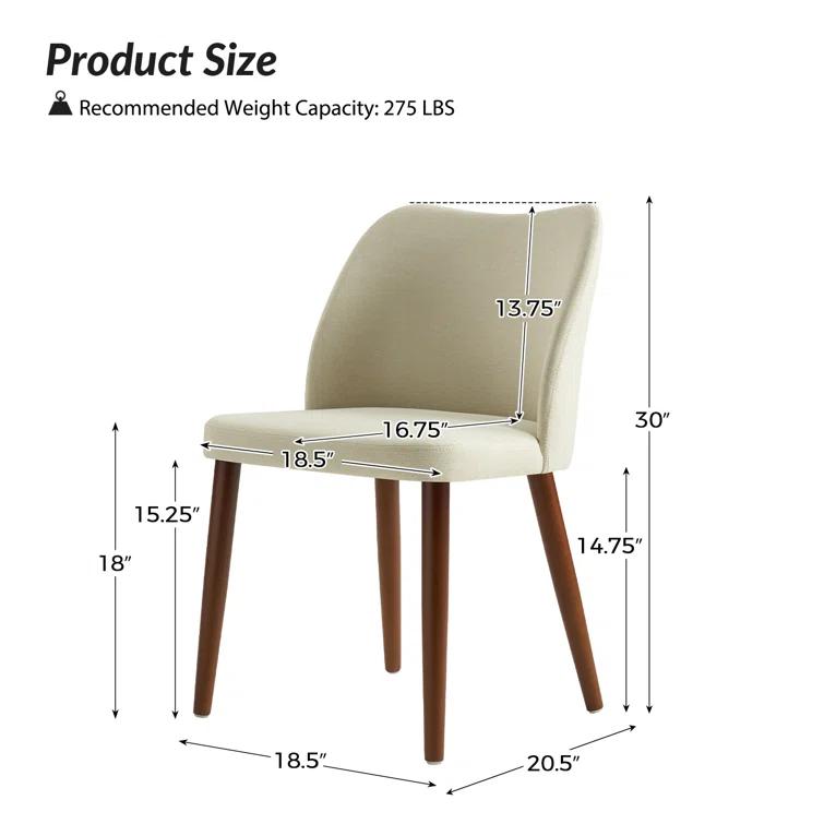 Kanalu Upholstered Back Dining Chair