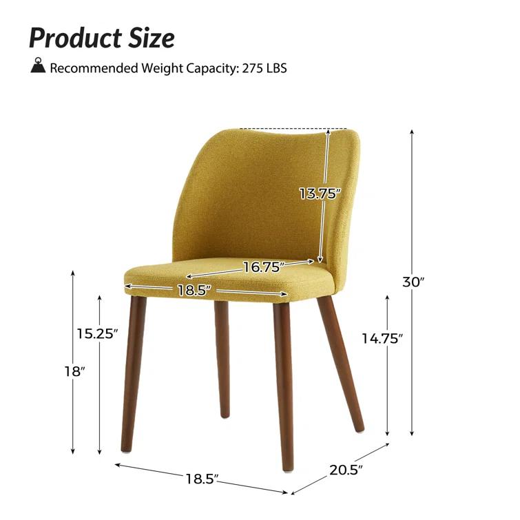 Kanalu Upholstered Back Dining Chair