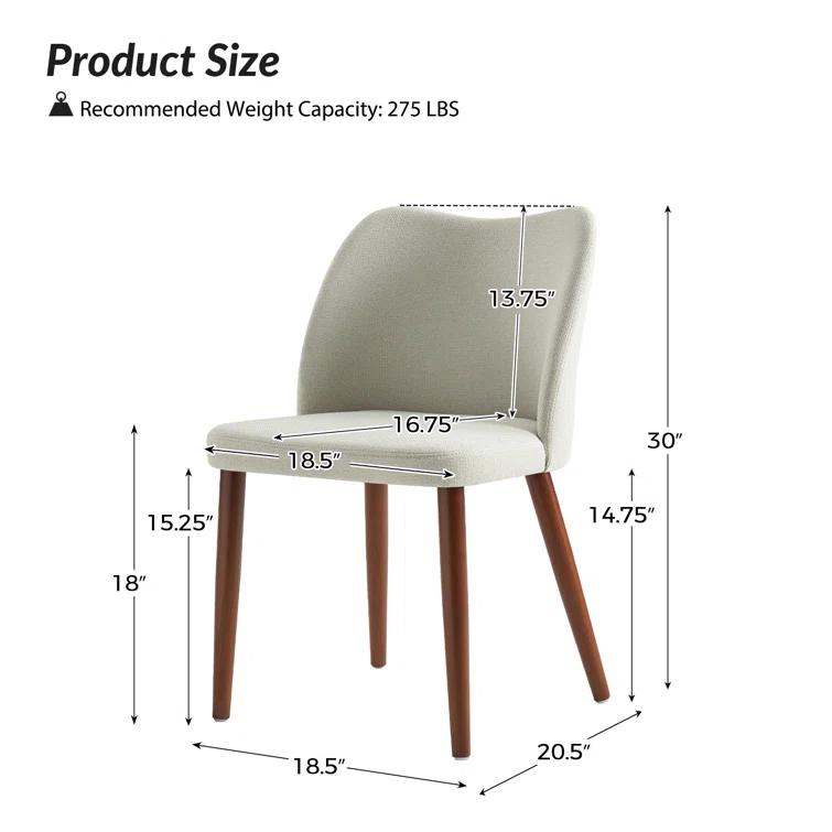 Kanalu Upholstered Back Dining Chair