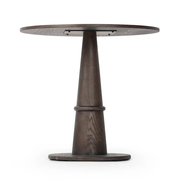 Melanie Bistro Table-Brown Oak
