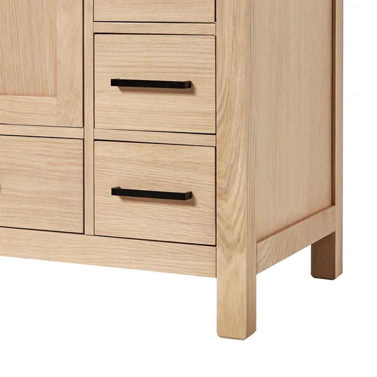 ARIEL Cambridge 48.25 Single Sink Bathroom Vanity with Carrara White Quartz Top