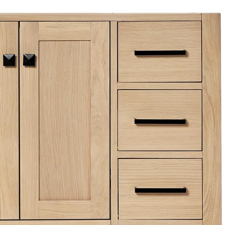 ARIEL Cambridge 48.25 Single Sink Bathroom Vanity with Carrara White Quartz Top