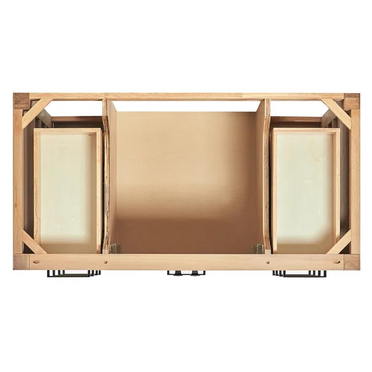 ARIEL Cambridge 48.25 Single Sink Bathroom Vanity with Carrara White Quartz Top