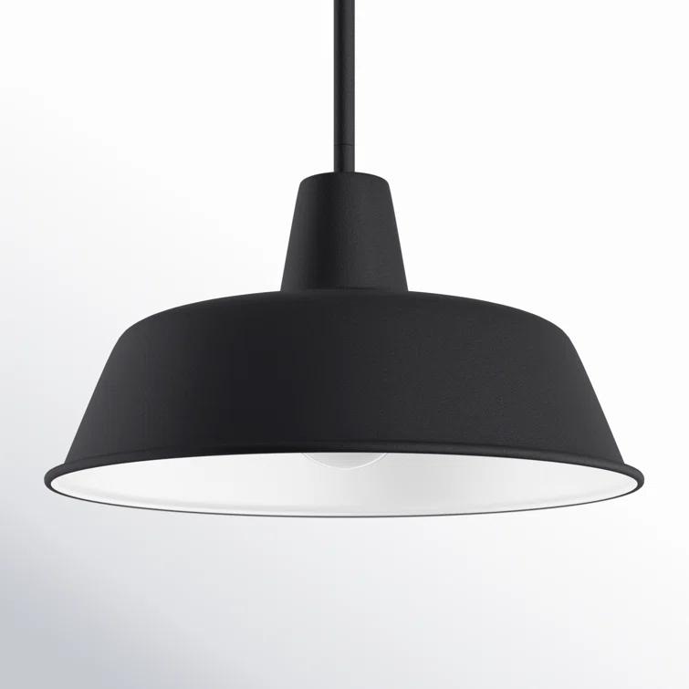Fisher Outdoor Pendant Light - Black / 14" Dia