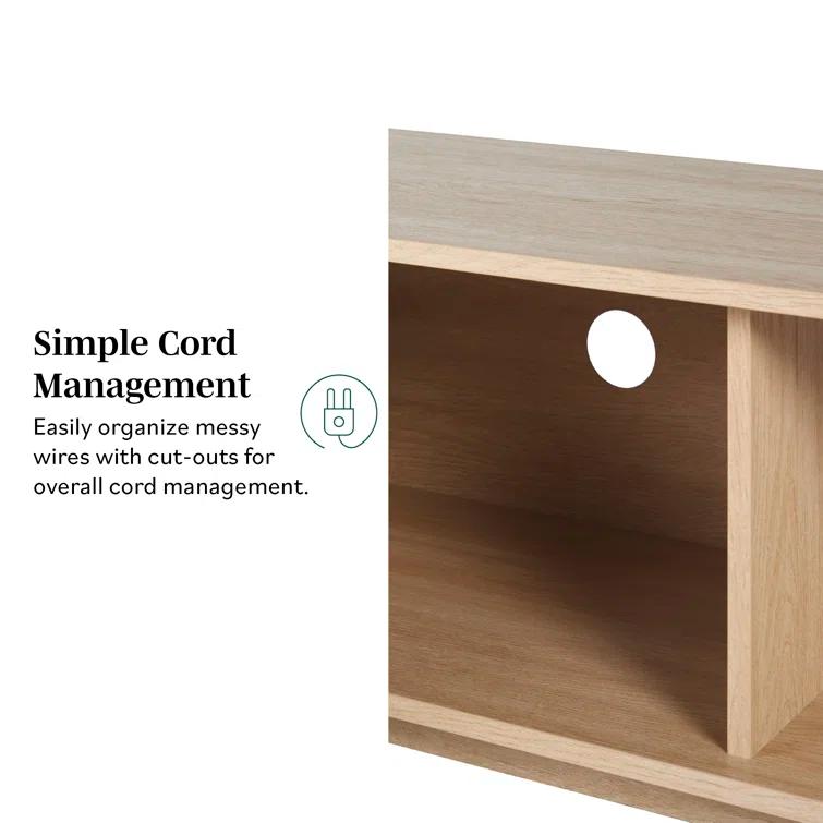 Farmann Reeded 2-Door TV Stand