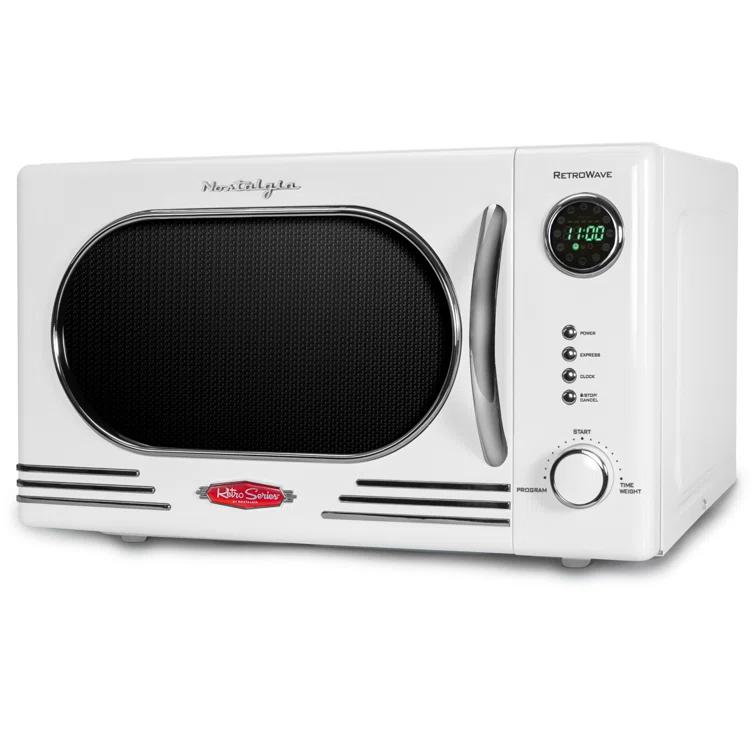 Retro Countertop Microwave 1.1 Cu Ft & 1000 Watt