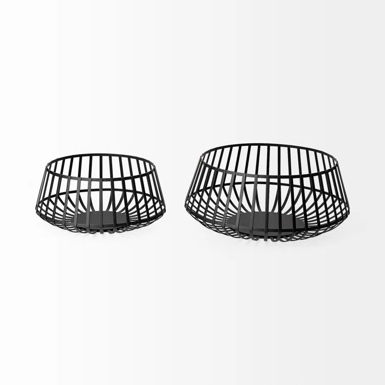 Romilda Metal Decorative Bowl - Set of 2