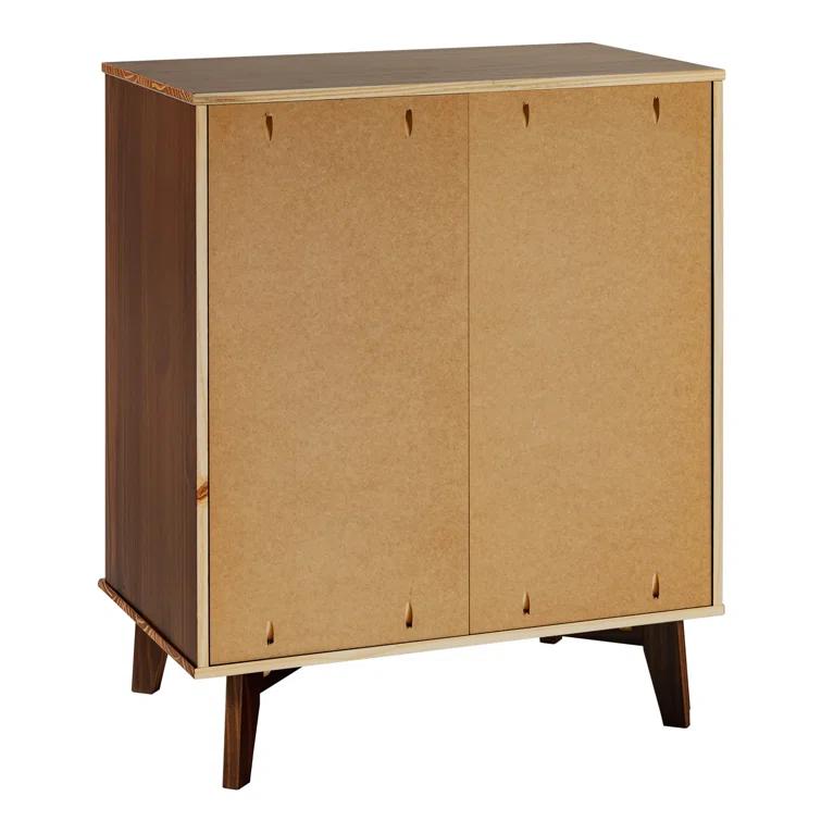 Yarber Groove 3 Drawer Solid Wood Chest