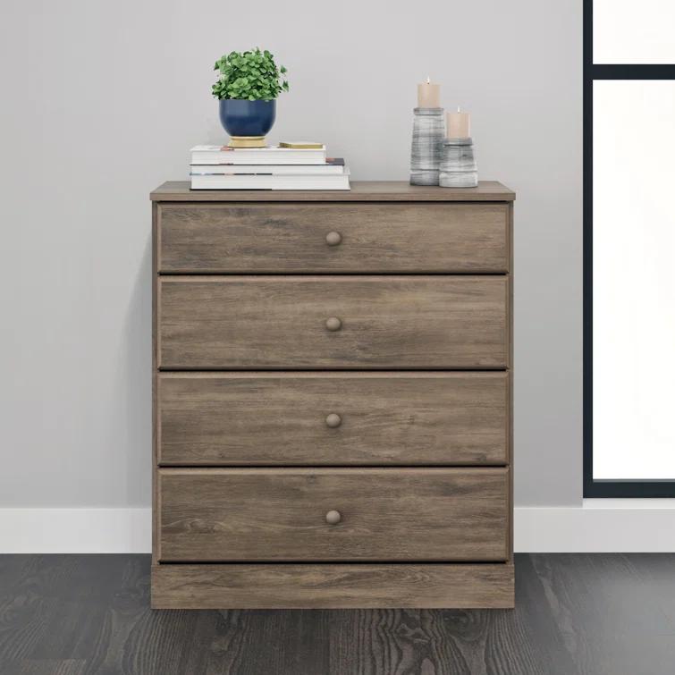 Mcclarrie Simplistic 4 Drawer 30" W Dresser
