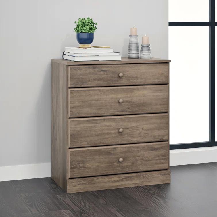 Mcclarrie Simplistic 4 Drawer 30" W Dresser