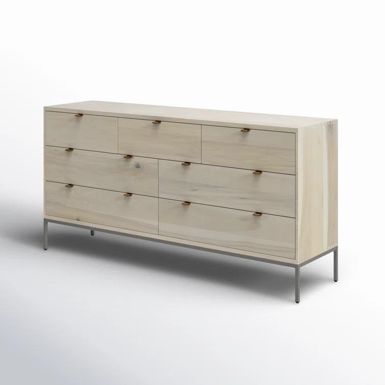 Rosamonde 7-Drawer Dresser - Black