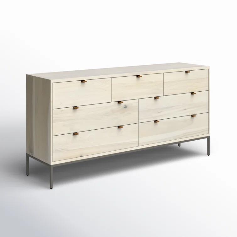 Rosamonde 7-Drawer Dresser - Black