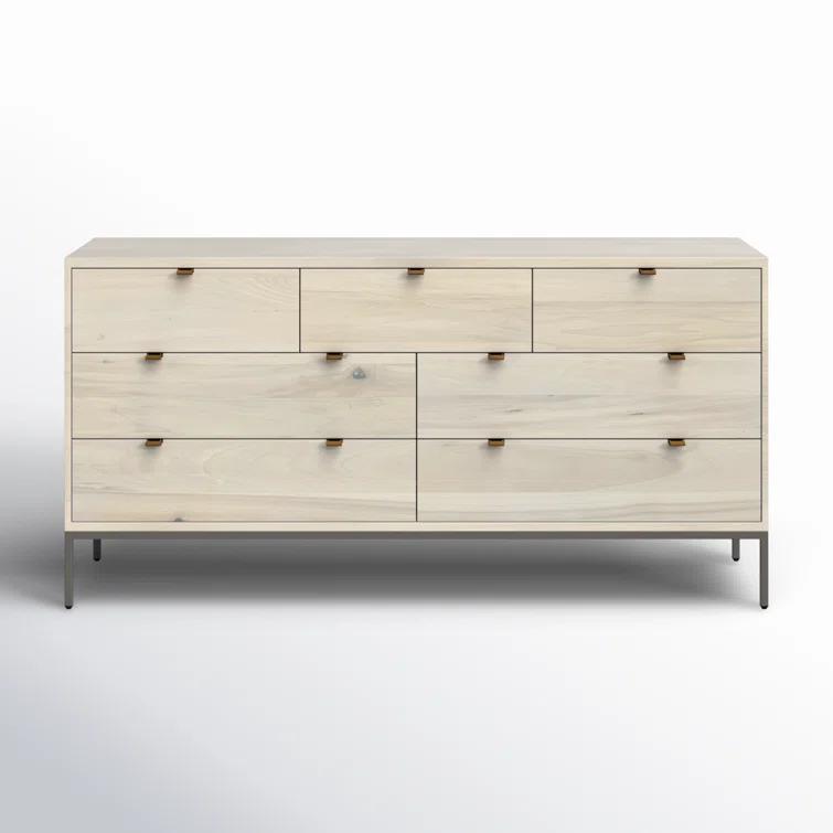 Rosamonde 7-Drawer Dresser - Black