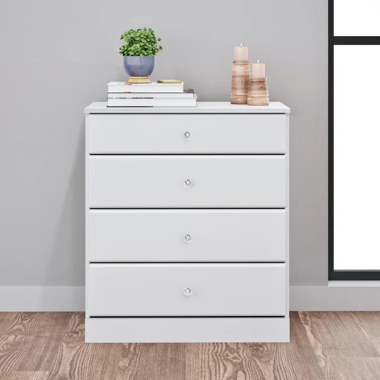 Mcclarrie Simplistic 4 Drawer 30" W Dresser