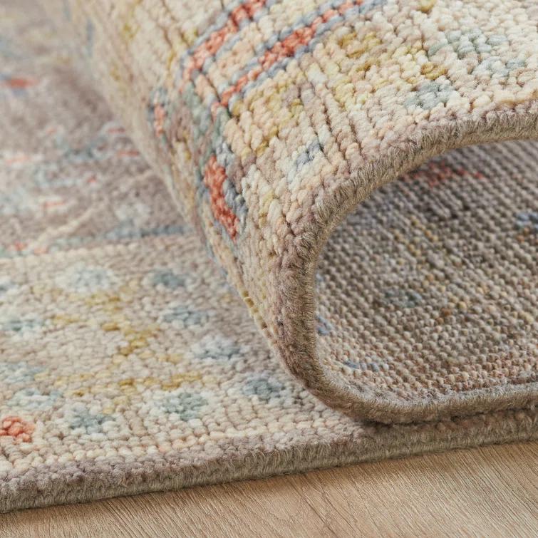 Oushak Hand Knotted Wool Oriental Rug