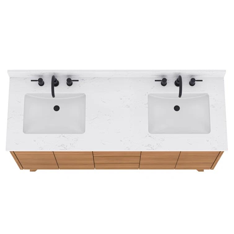 Avanity Coventry 60" Double Bathroom Vanity with Engineered Stone Top