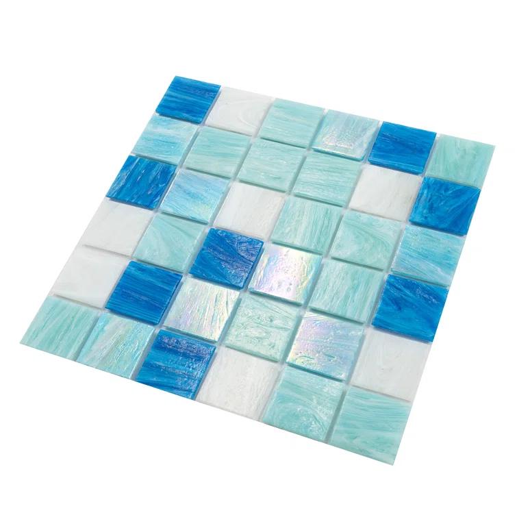 Mingles 2" x 2" Glass Grid Mosaic Wall & Floor Tile