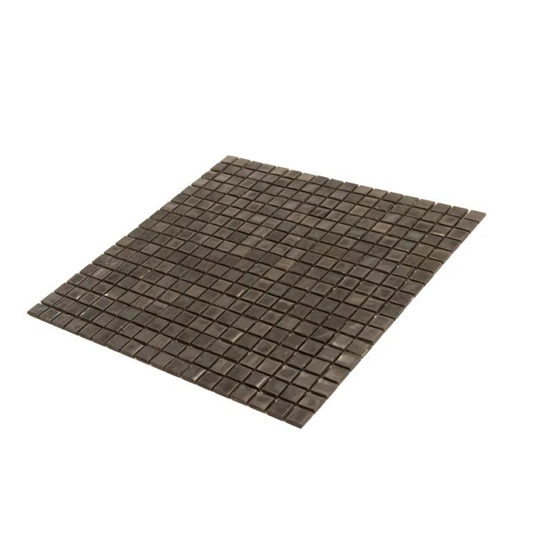 Skosh 0.6" x 0.6" Glass Grid Mosaic Wall & Floor Tile