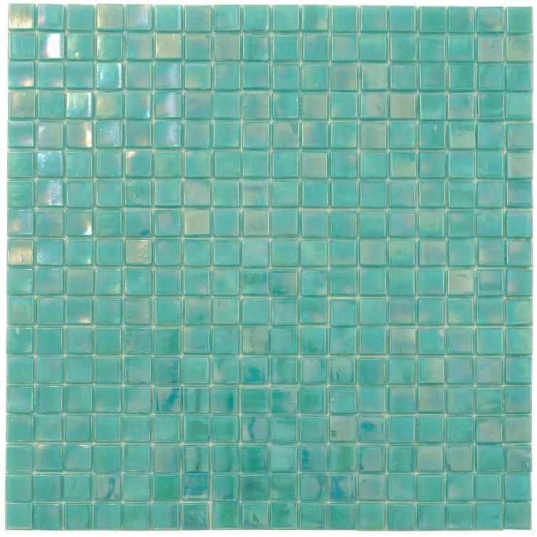 Skosh 0.6" x 0.6" Glass Grid Mosaic Wall & Floor Tile