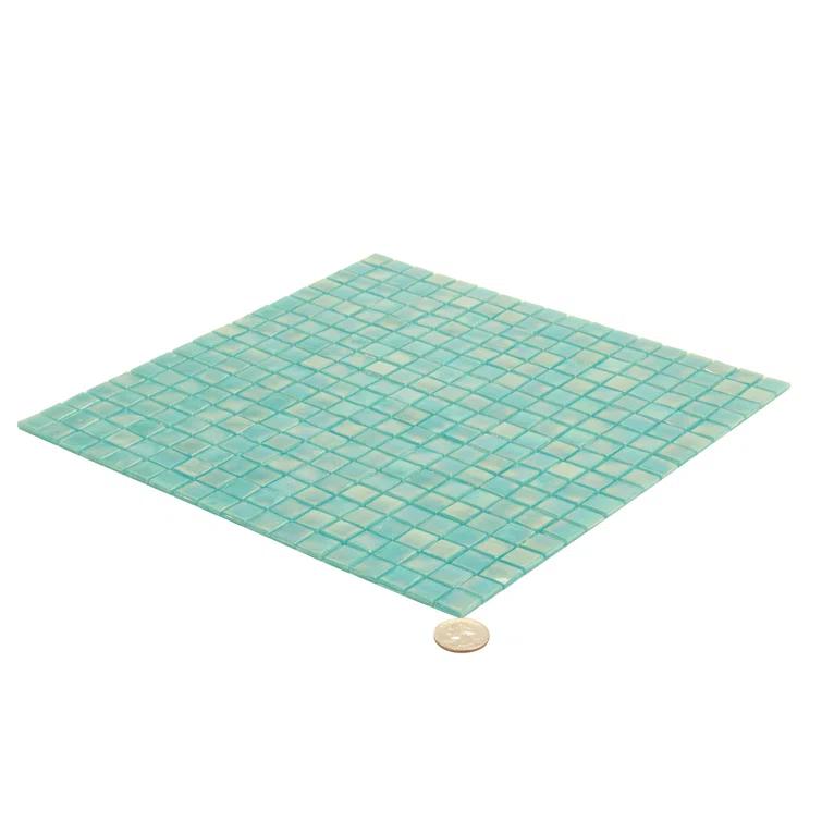Skosh 0.6" x 0.6" Glass Grid Mosaic Wall & Floor Tile