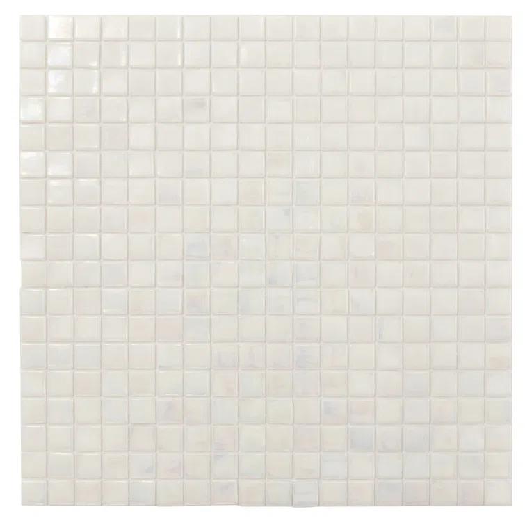 Skosh 0.6" x 0.6" Glass Grid Mosaic Wall & Floor Tile