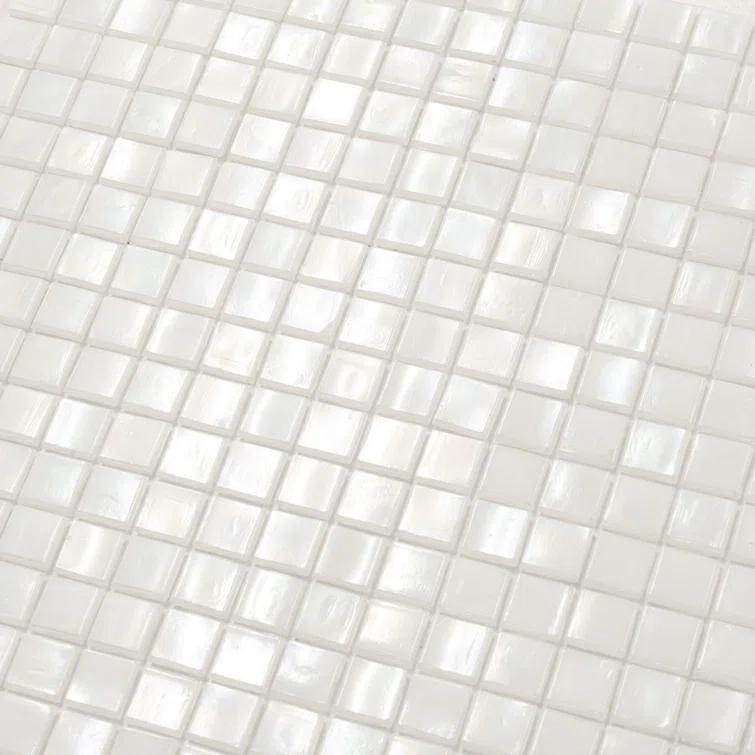 Skosh 0.6" x 0.6" Glass Grid Mosaic Wall & Floor Tile