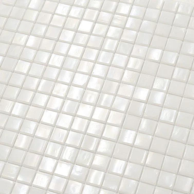 Skosh 0.6" x 0.6" Glass Grid Mosaic Wall & Floor Tile