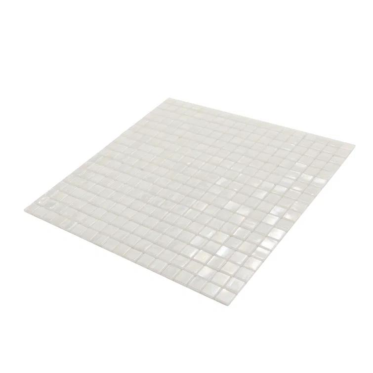 Skosh 0.6" x 0.6" Glass Grid Mosaic Wall & Floor Tile