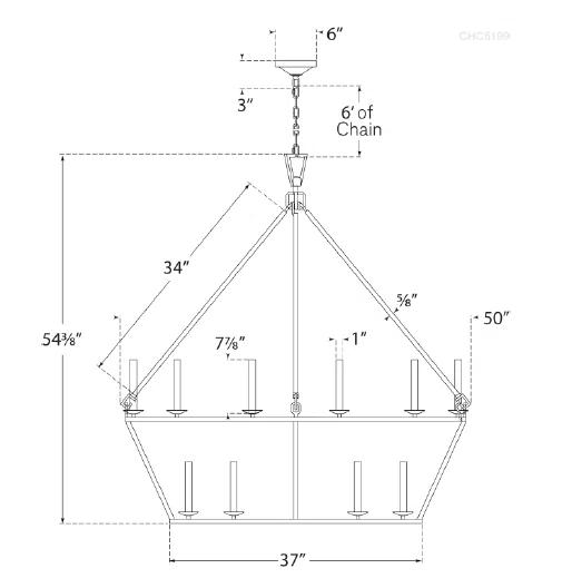 Darlana Ring Chandelier