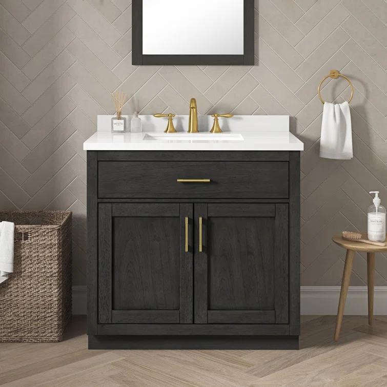OVE Decors Bailey Single Bathroom Vanity with Premium Countertop