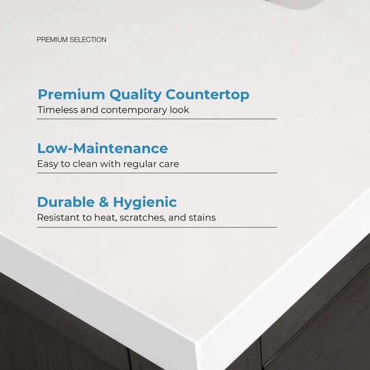 OVE Decors Bailey Single Bathroom Vanity with Premium Countertop