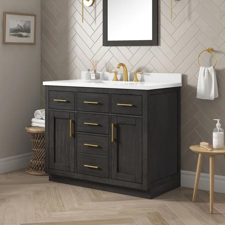 OVE Decors Bailey 42" Single Bathroom Vanity with Premium Countertop