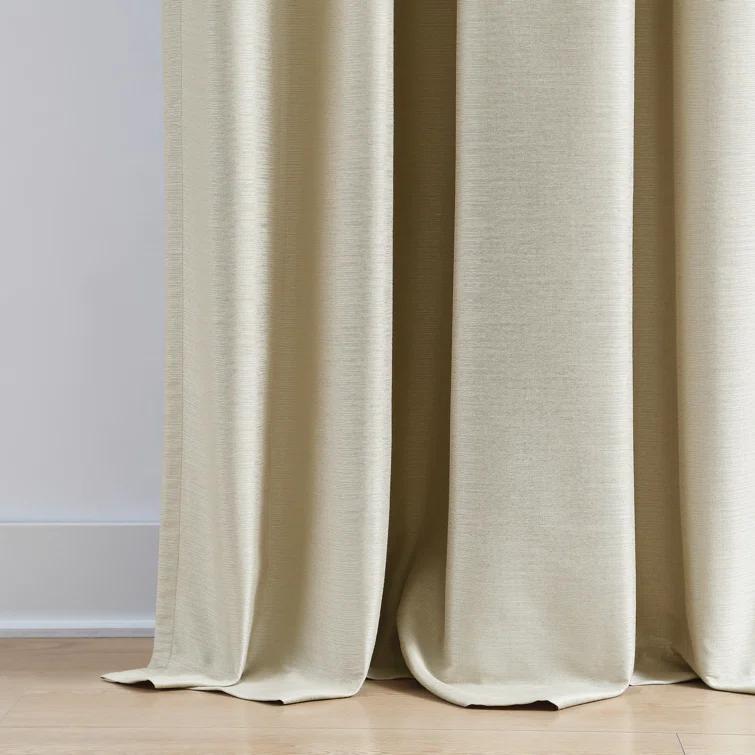 Martha Stewart Martha Stewart Spellbound Champagne Curtain Panel Pair (Set of 2)
